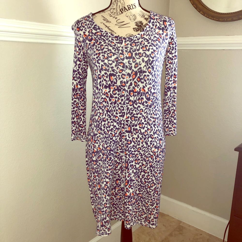 10- Jessica Simpson leopard print dress